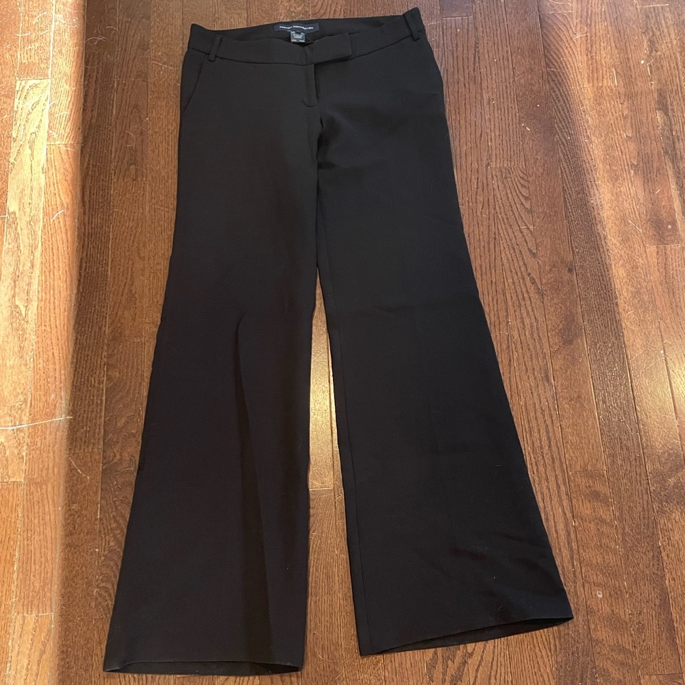 French Connection Black Wide Legged Trousers